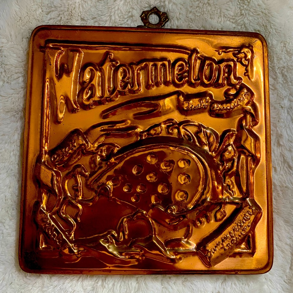 Cooks bazaar copper vintage watermelon decor